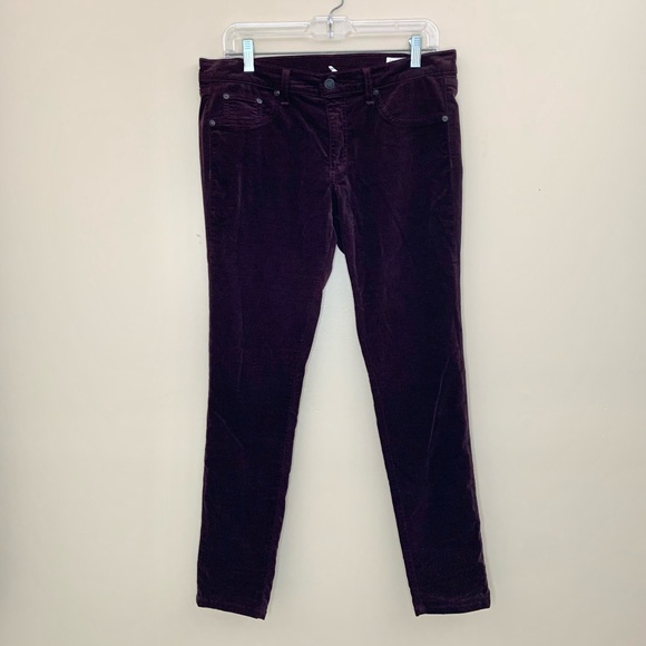 Rag&Bone burgundy velvet skinny pants. Size 30 - Picture 9 of 16